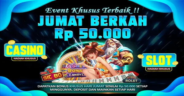Promosi Jumat Berkah Rajatoto88 dengan modal 10 ribu